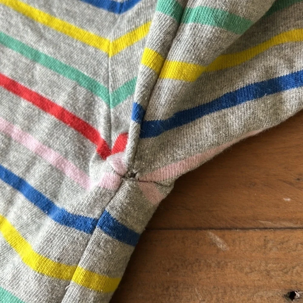 Mini Boden striped long sleeve tee